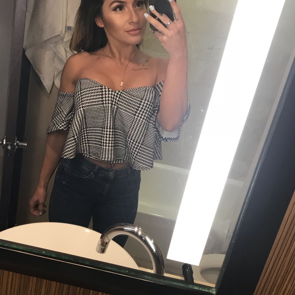 Off the shoulder blouse